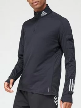 Adidas Warm Half Zip - Black