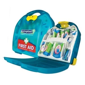 Wallace Cameron Mezzo HS1 First Aid Kit Dispenser for 10 Persons Blue
