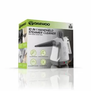 Daewoo FLR00124DS 10-in-1 Handheld Steam Cleaner - Green and Grey