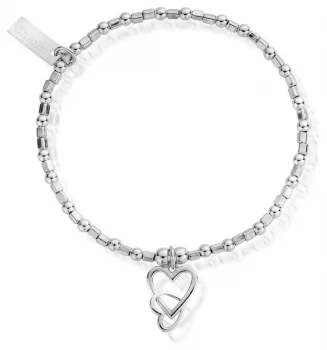 ChloBo Womens Interlocking Love Heart Bracelet SBCFB572 Jewellery