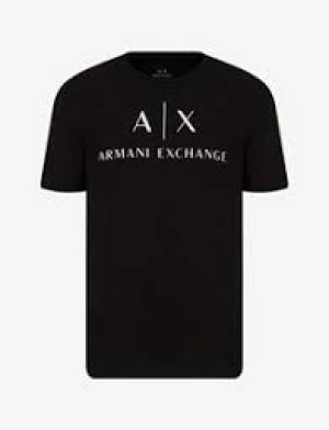 Armani Exchange AX Large Logo T-Shirt Navy Size S Men