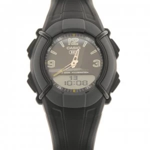 Casio Mens Heavy Duty Alarm Chronograph Watch - Black