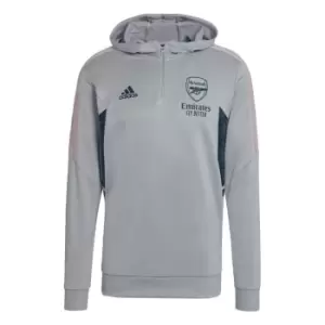 adidas Arsenal Condivo 22 Hooded Track Top Mens - Clear