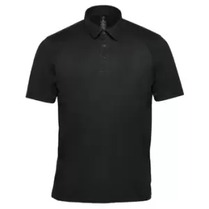 Stormtech Mens Milano Sports Polo Shirt (S) (Black)