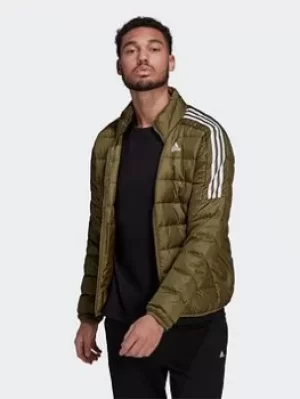 adidas Essentials Down Jacket, Green, Size XL, Men