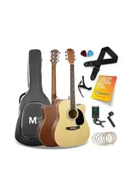 Mx Cutaway Acoustic Guitar Pack- Natural