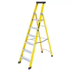 TB Davies 6 Tread GRP Platform Step Ladder - wilko