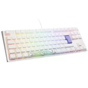 Ducky One 3 Classic Pure USB Keyboard, Gaming keyboard German, QWERTZ White Switch: red