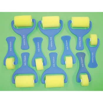 Major Brushes - Smooth Foam Rollers Pack 10