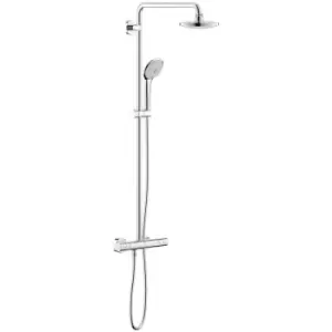 Euphoria 180 Shower system with thermostat for wall mounting, Chrome (27296001) - Grohe