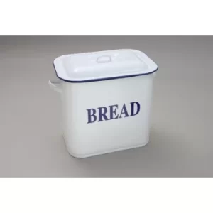 Falcon Oblong Bread Bin White 34cm