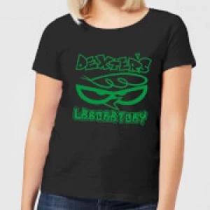 Dexters Lab Logo Womens T-Shirt - Black - M
