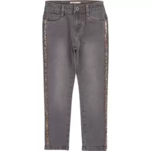 Billieblush Girls Grey denim pants - Grey
