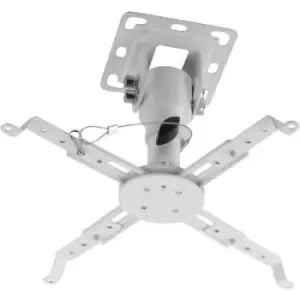 My Wall H16-7WL Projector ceiling mount Tiltable, Rotatable Max. distance to floor/ceiling: 17cm White