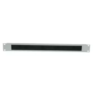 Intellinet 19" Cable Entry Panel 1U with Brush Insert Grey