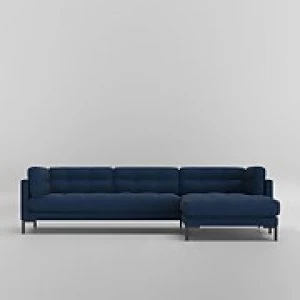 Swoon Landau Smart Wool Corner Sofa - Right Hand Side - Corner Sofa - Indigo
