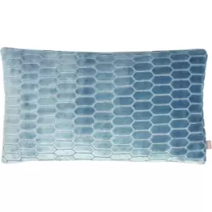 Kai Rialta Geometric Cushion Cover (One Size) (Sky Blue)