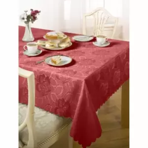Green & Sons Table Cloth Damask Rose 60 X 84" Wine
