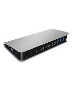 ICY BOX IB-DK2408-C Wired USB 3.2 Gen 1 (3.1 Gen 1) Type-C Black,...