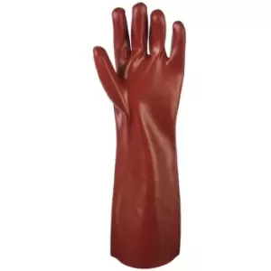 Glenwear Unisex Adults Waterproof Gauntlet Gloves (9in) (Red) - Red