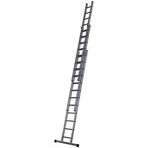 Werner Professional 9.18m 3 Section Aluminium Extension Ladder