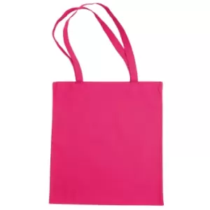 Jassz Bags "Beech" Cotton Large Handle Shopping Bag / Tote (One Size) (Pink)