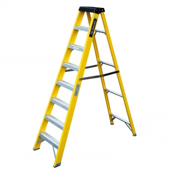 EN131 Fibreglass Step Ladder - 8 Tread