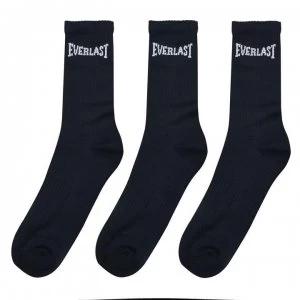 Everlast 3 Pack Crew Socks Mens - Navy