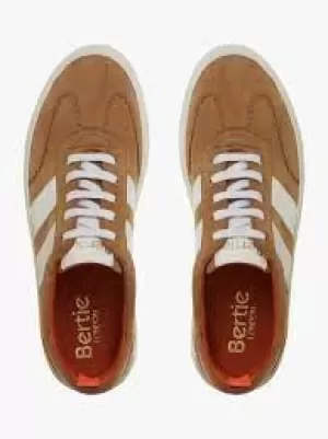 Bertie Camel Leather 'Ernestt' Lace Up Trainers - 3