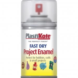 Plastikote Dry Enamel Aerosol Spray Paint Clear 100ml