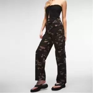Missguided Camo Pocket Cargo Trousers - Multi