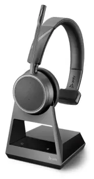 Voyager 4210 Office - Headset - Head-band - Office/Call center - Black - Monaural - PTT,Play/pause,Track <,Track >,Volume +,Volume -