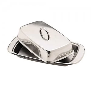 Kitchen Craft Stainless Steel Covered Butter Dish
