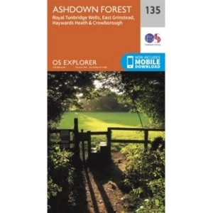 Ashdown Forest by Ordnance Survey (Sheet map, folded, 2015)
