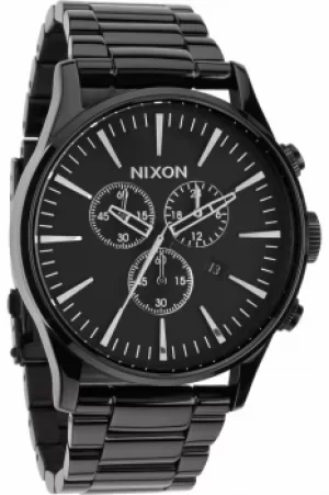 Mens Nixon The Sentry Chrono Chronograph Watch A386-001