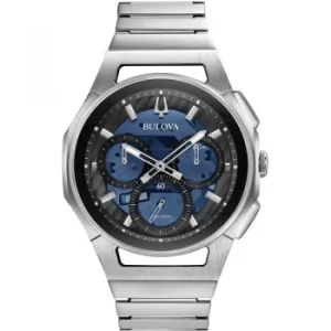 Mens Bulova Quartz Progressive Sport Chronograph Stainless Steel Watch