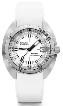 Doxa Watch SUB 300 Whitepearl Rubber