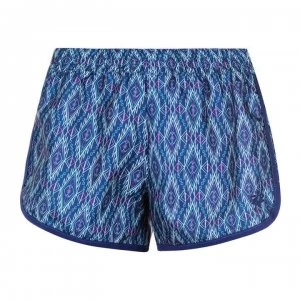 Hot Tuna Printed Swim Shorts Ladies - Electric Blue