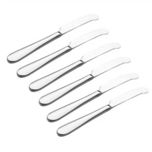 Viners Select 18.0 Stainless Steel Butter Knives Set of 6 Silver