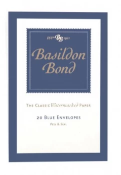 Basildon Bond Small Envelope Blue Pk20 - 10 Pack