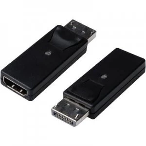 Digitus DisplayPort / HDMI Adapter [1x DisplayPort plug - 1x HDMI socket] Black