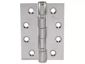 Eclipse 14853 102x76x3mm PSS Ball Bearing Hinge Fire Door 13 Polished Stainless Steel 2pk
