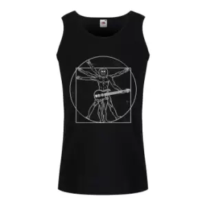 Grindstore Mens Da Vinci Rocker Vest Top (M) (Black)
