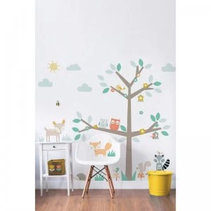 Woodland Tree and Friends Large Character Sticker