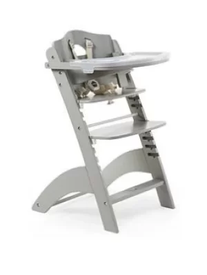 Childhome Lambda 3 Stone Grey Highchair +Tray Cover