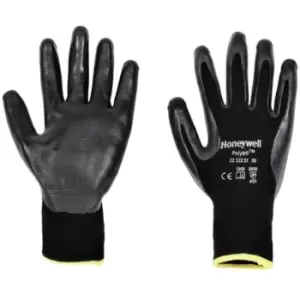 2232231 Polytril Palm-side Coated Black Gloves - Size 10