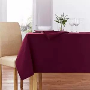 Charlotte Thomas Forta Tablecloth Burgundy 52x70 - Purple