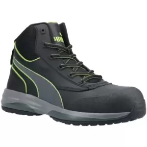 Puma - Mens Leather Safety Boots (10.5 uk) (Green/Black) - Green/Black