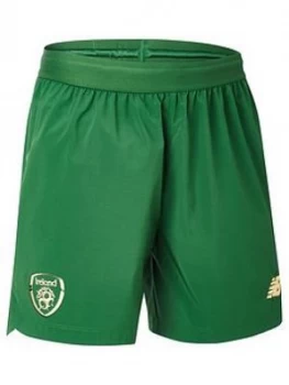 Boys, New Balance Ireland Junior Home Short, Green/White, Size XL