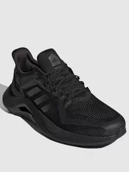 adidas Alphatorsion 2.0 Running Shoes - Triple Black, Triple Black, Size 7, Men